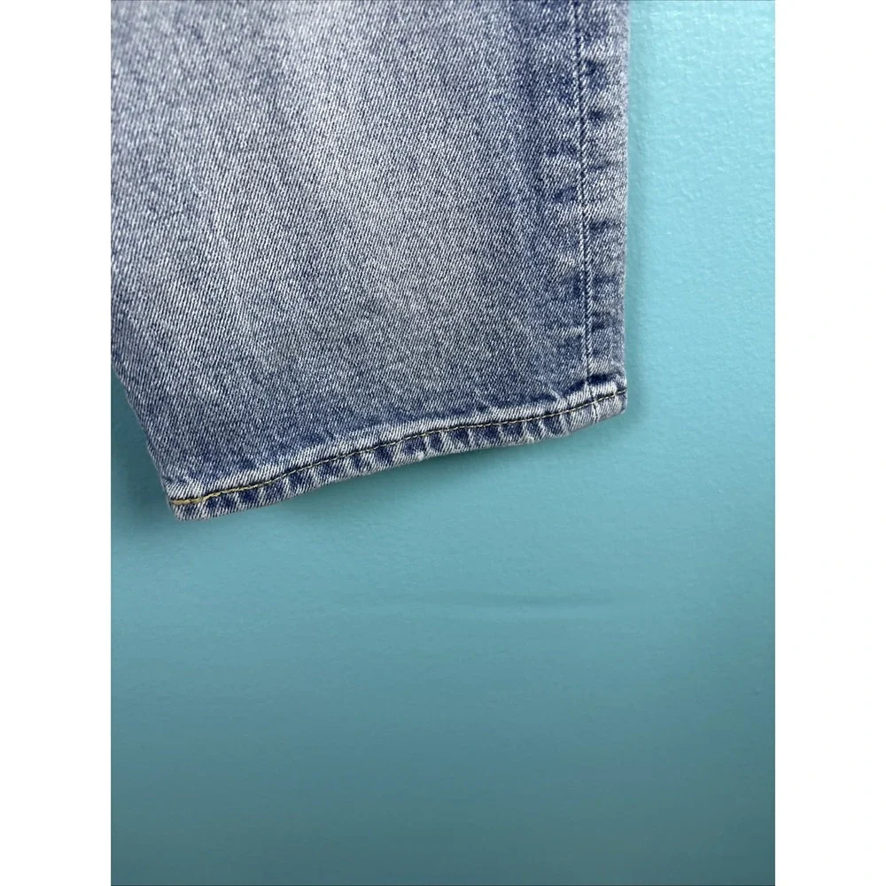 Levi's Men's 501 33x34 Original Straight Fit Jeans Fade Whiskers USA